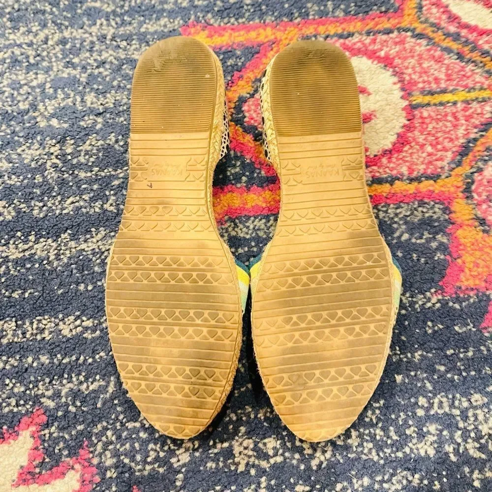 EUC Revolve Kaanas Toucan Espadrille Flats 39/9
